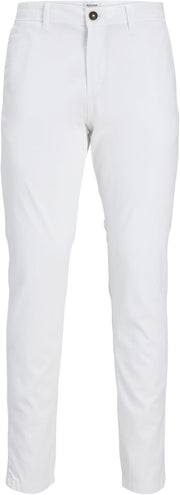 JACK & JONES Men's Jpstmarco Jjbowie Sa Noos Pants - White