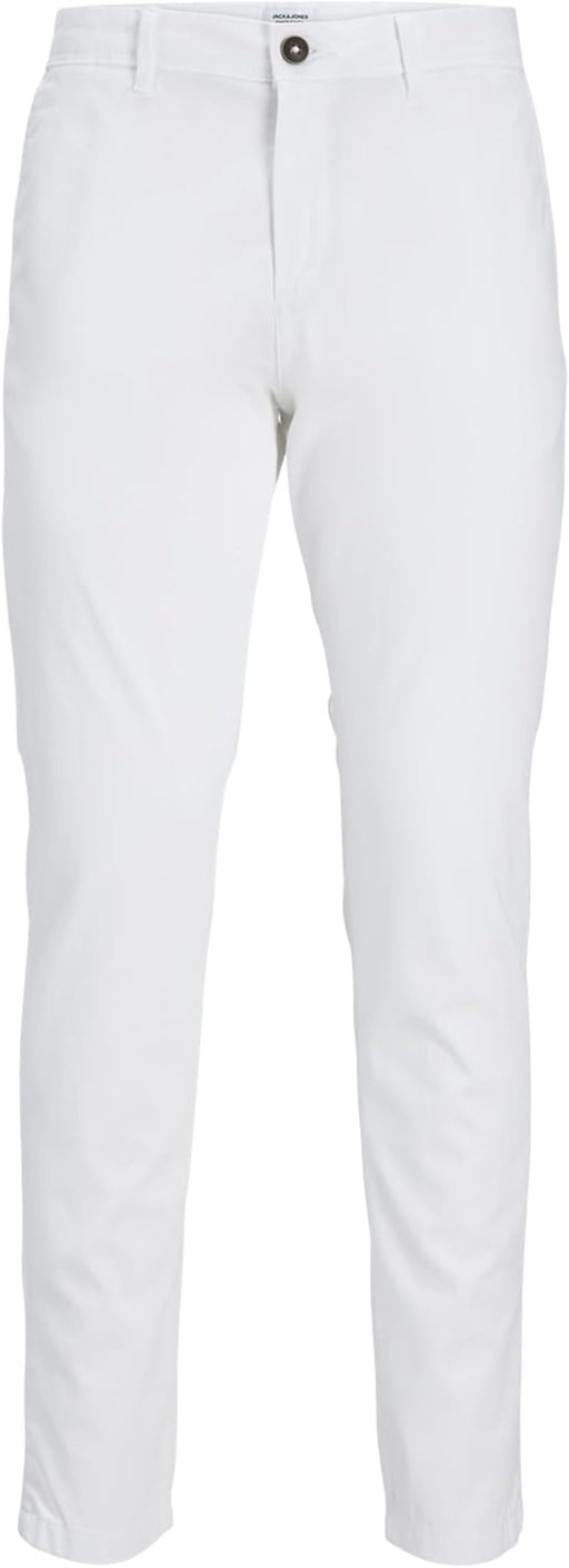 JACK & JONES Men's Jpstmarco Jjbowie Sa Noos Pants - White