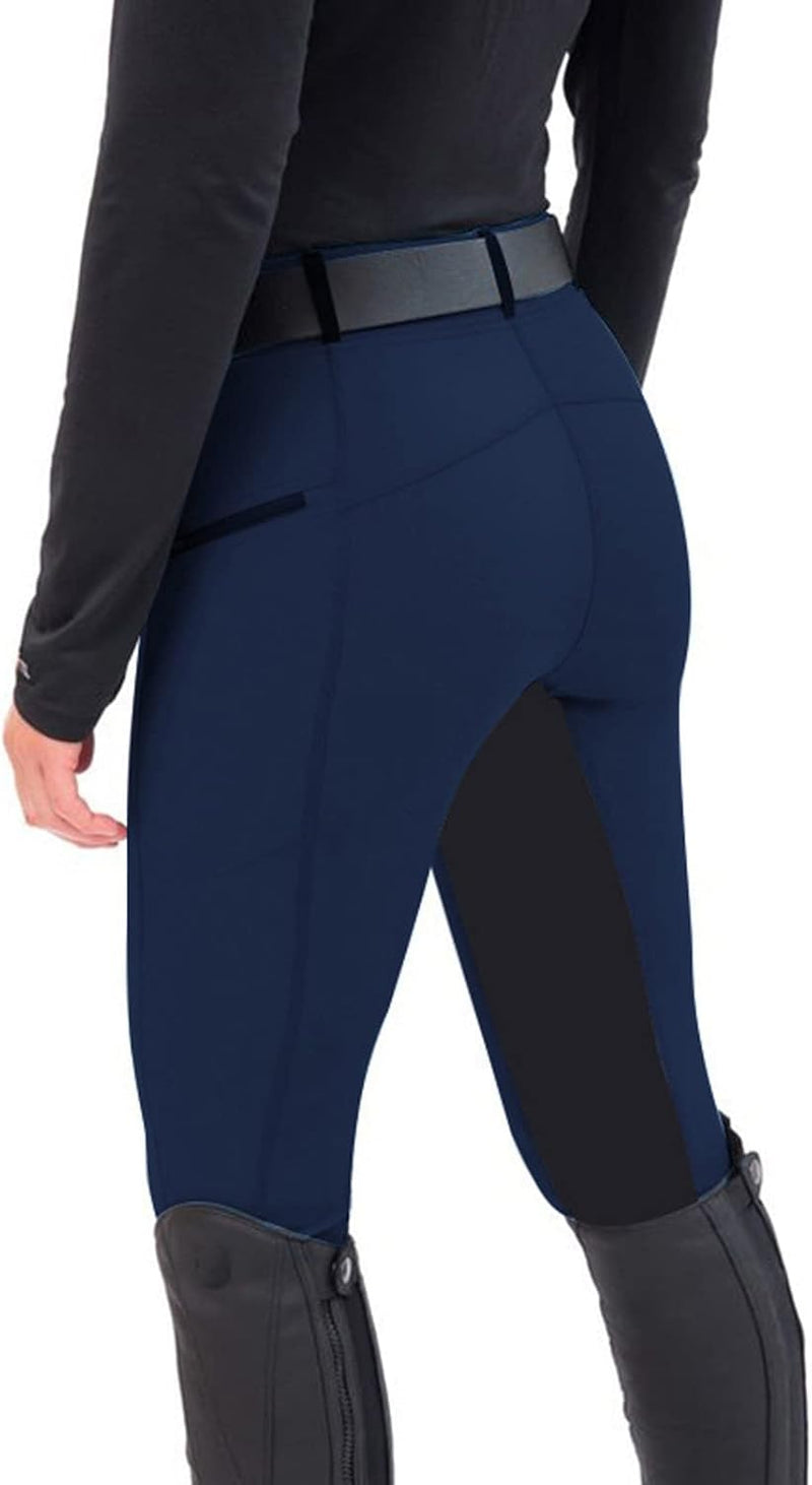 Fashion Women's Equestrian Pants Ladies Horse Riding Tights High Waist Elastic Equestrian Trousers Leggings Gym Yoga Leggings