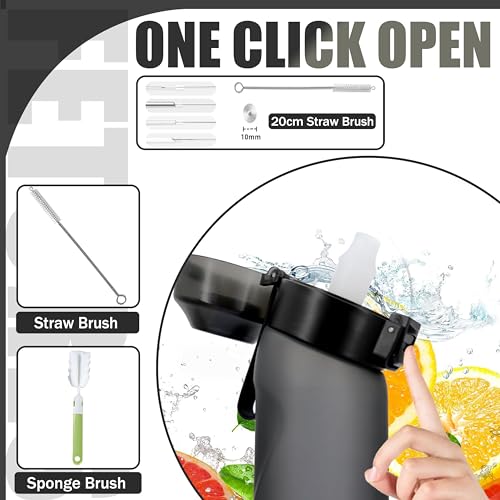 ArcShine® Air Up Water Bottle – Air Up Bottle with 7 Flavored Pods Multi Colors, Fruit Scented Flavored Water Bottle for Kids, Sports and Travel 650 ml, Leak Proof