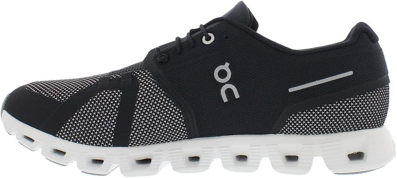 ON Men's Cloud 5 Sneakers, Black/White, 12