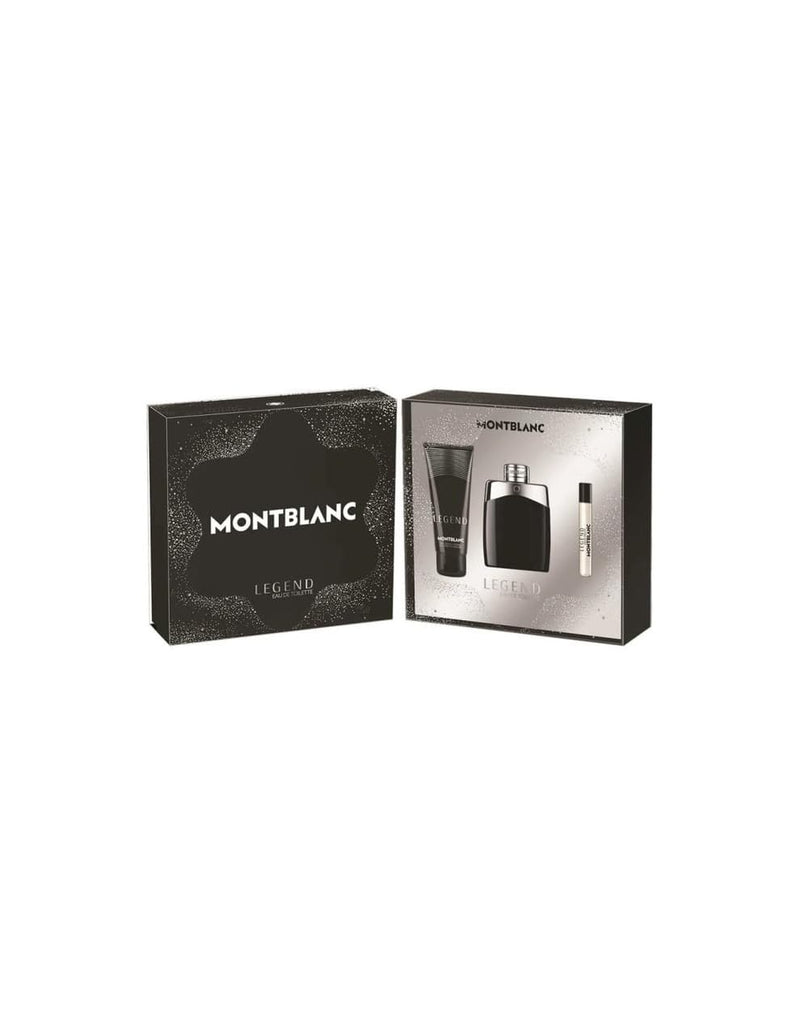 Mont Blanc Legend (M) Set Edt 100Ml + Edt 7.5Ml + Sg 100Ml (New Pack)