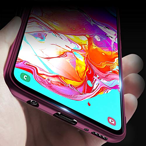 X-level Galaxy A70 Case, Slim Fit Soft TPU Ultra Thin A70 Mobile Phone Cover Matte Finish Coating Grip Phone Case for Women Compatible Samsung A70 5G