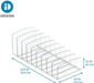 Idesign Bpa-Free Plastic Divided MakEUp Palette Cosmetic Organizer, The Clarity Collection – 9.25" X 3.86" X 3.2", Clear