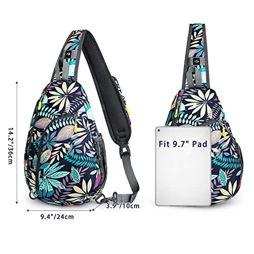 G4Free Small Sling Bag Shoulder Backpacks Gym Bags Chest Rucksack Crossbody Daypacks for Hiking Outdoor