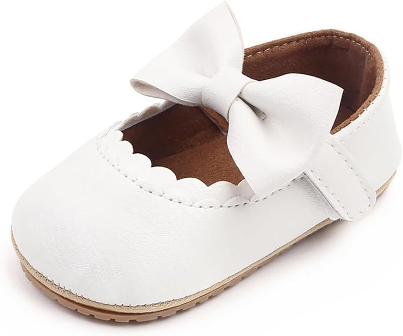Baby Shoes Infant Sneaker Sandals for Girls Leather Walking Shoes Non-Slip Sneaker Toddler First Walker Shoes Newborn Crib Shoes