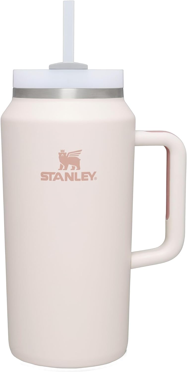 Stanley Quencher H2.0 Tumbler with Handle & Straw 40 oz | Twist On 3-Way Lid | Cupholder Compatible for Travel | Insulated Stainless Steel Cup | BPA-Free | Seafoam