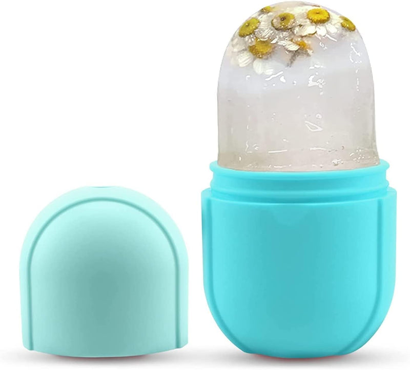 JIAOZHAZHA Face Ice Roller & Face Massager, Facial Beauty Ice Roller Skin Care Tools, Skin Care Products-For Face Eyes, Remove Fine Lines, Shrink Pores, Reduce Acne and Lubricate the Skin (Blue)
