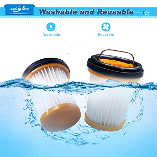 Aziliogcc 8 Pack Replacements Fabric Vacuum Filters for Shark ION W1 S87 Cordless Handheld Vacuums WV200, WV201, WV205, WV220. Replace Part # XHFWV200