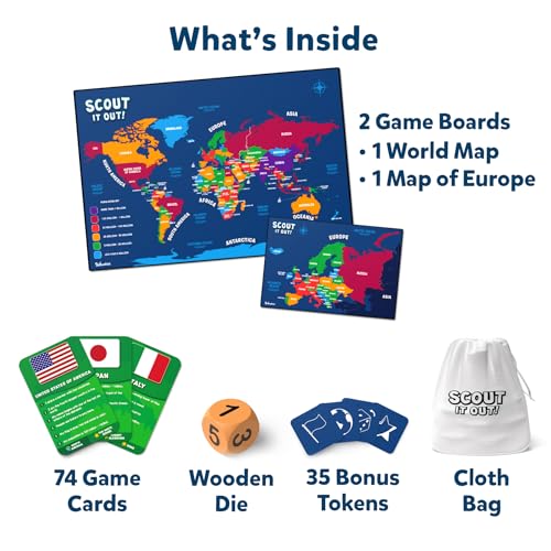Skillmatics Board Game - Scout It Out, Guessing & Trivia Game for Families, Educational Toys, Card Games for Kids, Teens and Adults, Gifts for Boys and Girls Ages 7, 8, 9 and Up