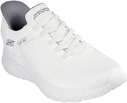 Men's Hands Free Slip-ins Squad Chaos-Solid Step Sneaker - White