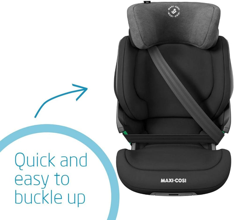 Maxi-Cosi Kore i-Size Child Car Seat, Quick And Easy Buckle Up, Superior Side Protection, Grows With Your Child, 3.5-12 Years, Authentic Grey, 2 Year Warranty