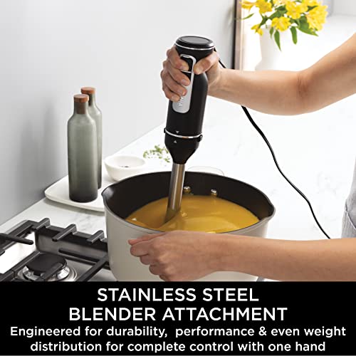 Ninja Foodi 3-in-1 Hand Blender, Mixer & Chopper [CI100ME], 850W, Silver/black