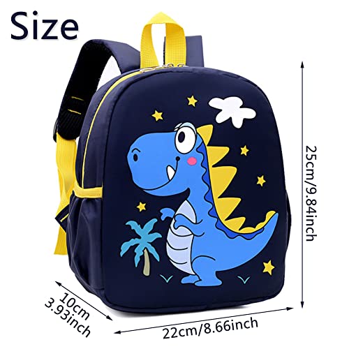 NA NA Dinosaur School Bag, Kids Backpack, 3D Printed Cartoon School Bag, Kindergarten Preschool Rucksack, Boys Girls Bookbag