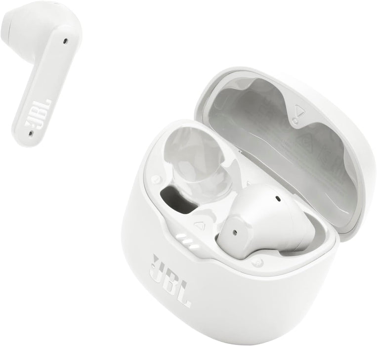 JBL Tune Flex - True Wireless Noise Cancelling Earbuds (White), Small