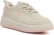 U.S POLO ASSN. CHAPPY GLB 5FX OD 1_WHITE womens Sneaker - Off White