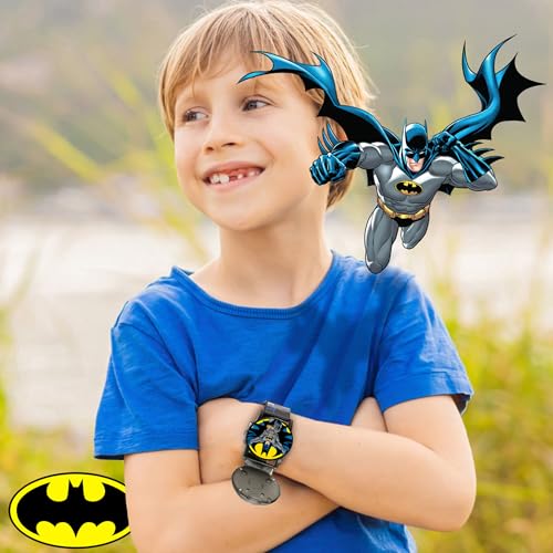 Accutime Kids Batman Digital Quartz Watch for Boys, Girls & Adults All Ages