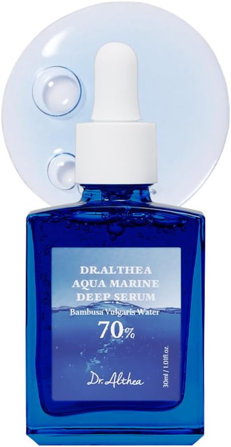 Aqua Marine Deep Serum Instant Hydration & Soothing Facial Serum for All Skin Types Korean Vegan Skincare