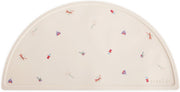Silicone Placemat for Baby Food - Non-Slip Mat with Classic Patterns, BPA-Free, Easy-Clean Dishwasher Safe Dining Mat for Toddlers - Black Daisy - Circus