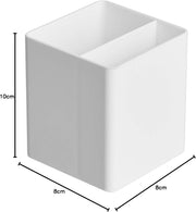 Amazon Basics Plastic Organizer - Pen Cup, White