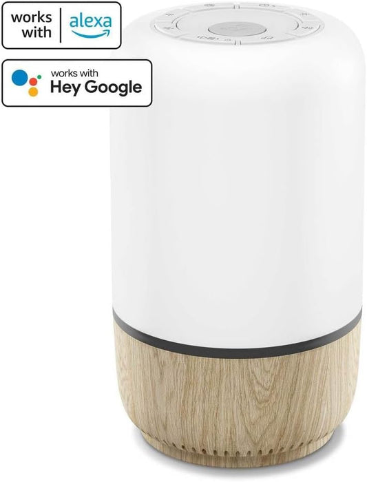 Maxi-Cosi See Baby Monitor, 24/7 Reassurance, Monitor with Camera (1080p HD) and Audio, Compatible with Alexa and Google Assistant, White Wood, 2 Year Warranty