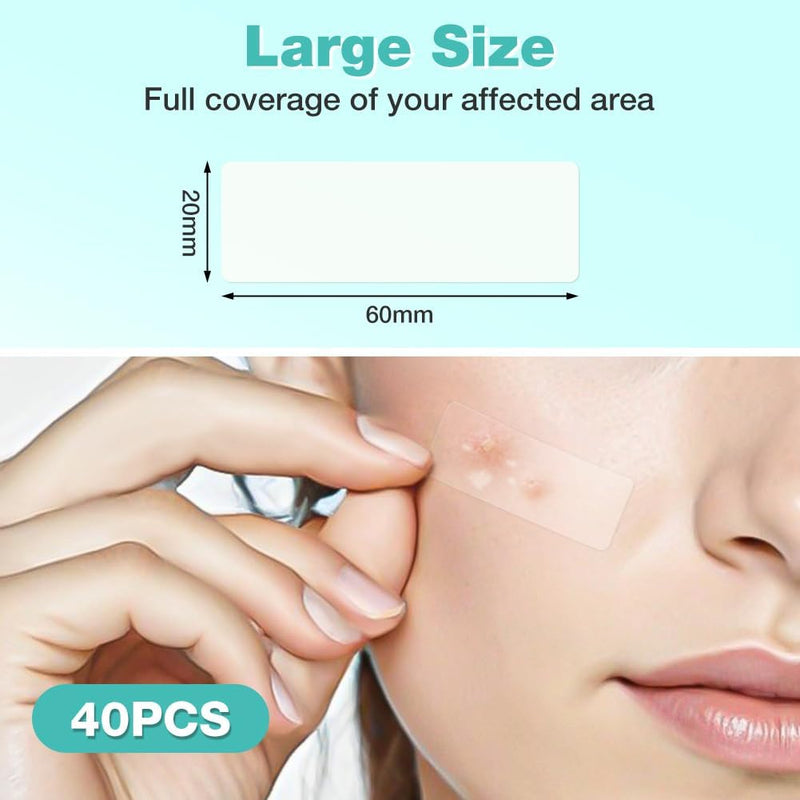 BUTBU 265 Pieces Pimple Pimple Pimple Patches Invisible Pimple Pimple Pimple Patches 2-in-1 with Tea Tree Oil Salicylic Acid Day and Night Waterproof and Breathable Get Rid of Acne Fast