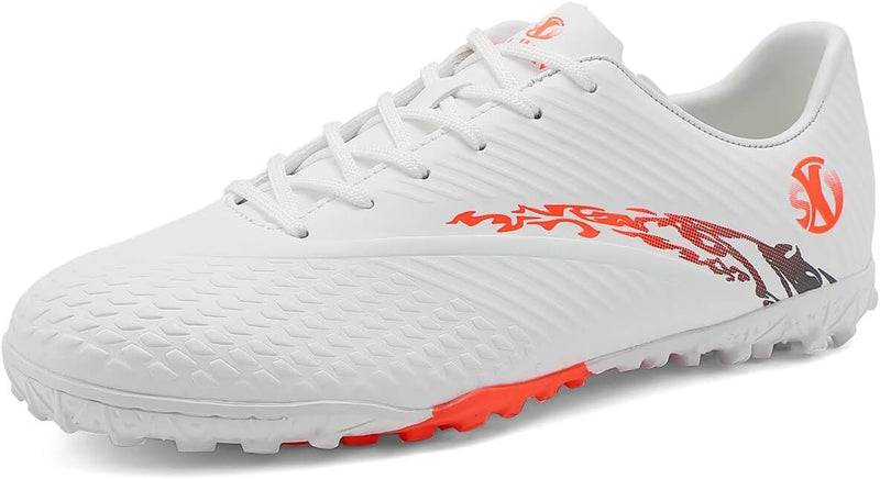 Unisex-child Soccer Shoes Shoes - White
