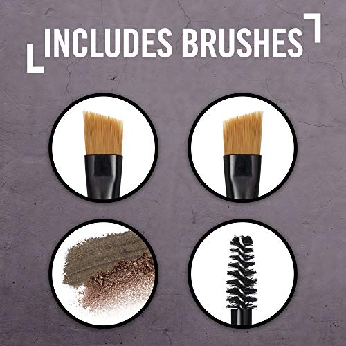 Rimmel London, Brow This Way Eyebrow Sculpting Kit, Dark Brown