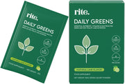 Daily Greens Drink Mix (New Recipe) I 40 Advanced Greens, Superfoods and Electrolytes, Vegan & Gluten Free, No Added Sugar, Advanced Natural Formula, Lemon flavor (Pack of 15)