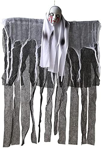 Halloween Hanging Decorations - Skeleton Hanging Ghost Flying Scary Skull Skeleton Decorations for Outdoor Indoor Party Props Haunted House Halloween Decoration (style 5) - style 1