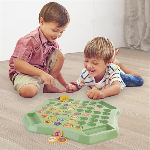 Flip Chess Memory, Flip Chess Memory Board Game, 4 Player Flip Chess Memory Game, Fruit Flip Chess Memory, Animal Flip Chess Memory Chess Game For Kindergarten Gathering Activity (Fruit)