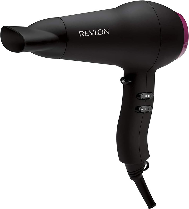 Revlon RVDR5305 Folding Travel Hair Dryer - Compact and Light Weight - 1200 Watts - Black