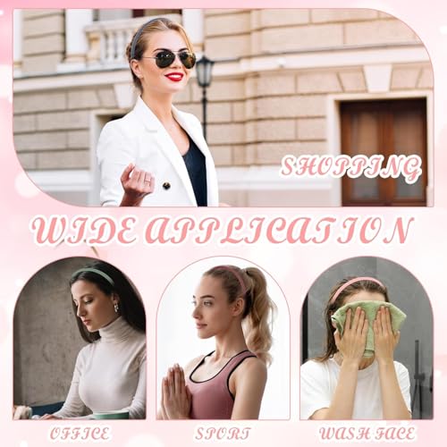 6 Pcs Thin Plastic Headbands for Women & Girls, Non-Slip Hair Bands with Teeth for Straight & Curly Hair, Candy Color Hair Accessories (Multicolor)