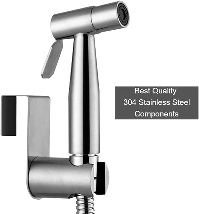 4 Pcs Bidet Toilet Sprayer Set Handheld Bidet Sprayer Kit Bathroom Hand shower for Self Cleaning Shattaf Set