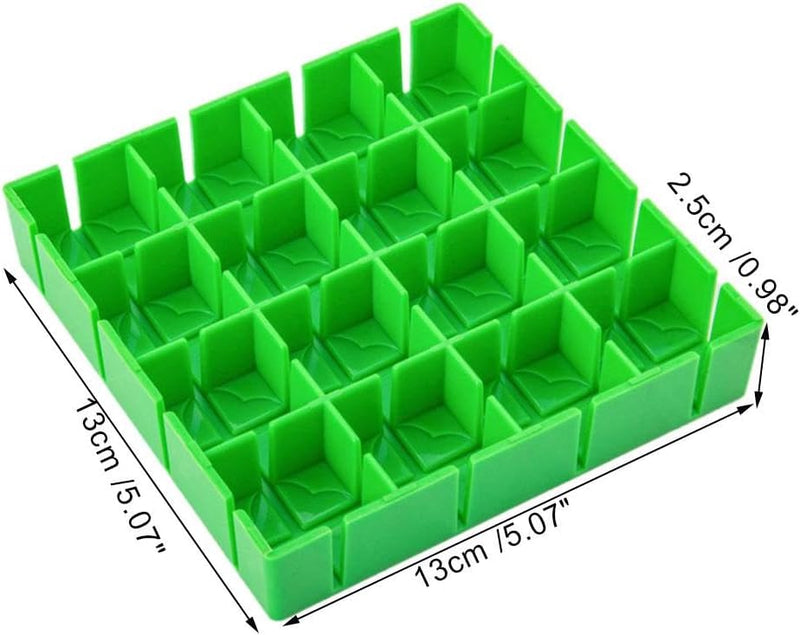 Fruit Container Holder Cutter, 16 Compartments Finger Safe Tomato Slicing Tool, Food Grade Material, Cutting 16 Pieces in Second, Half or Quarter Cutting Tool for Salad and Kids Baby Toddler Snacks