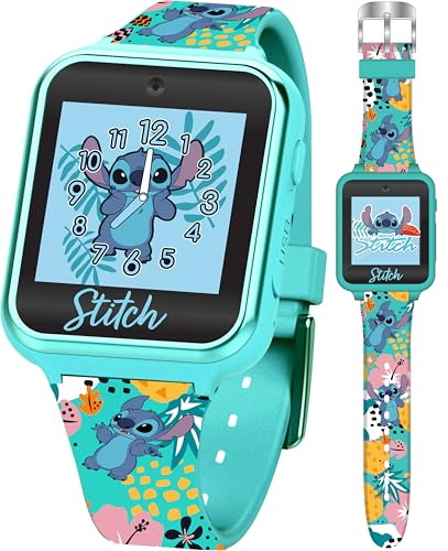 Disney Stitch Kids Smart Watch with 10 Customizable Faces