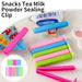 20 Pcs Food Bag Clips, 7.5/11cm Reusable Sealing Clips for Foods Storage Bag,Multicoloured Plastic Freezer Bag Clips,Kitchen Clip Set for Sealing Snack Bags and Keeping Food Fresh Longer