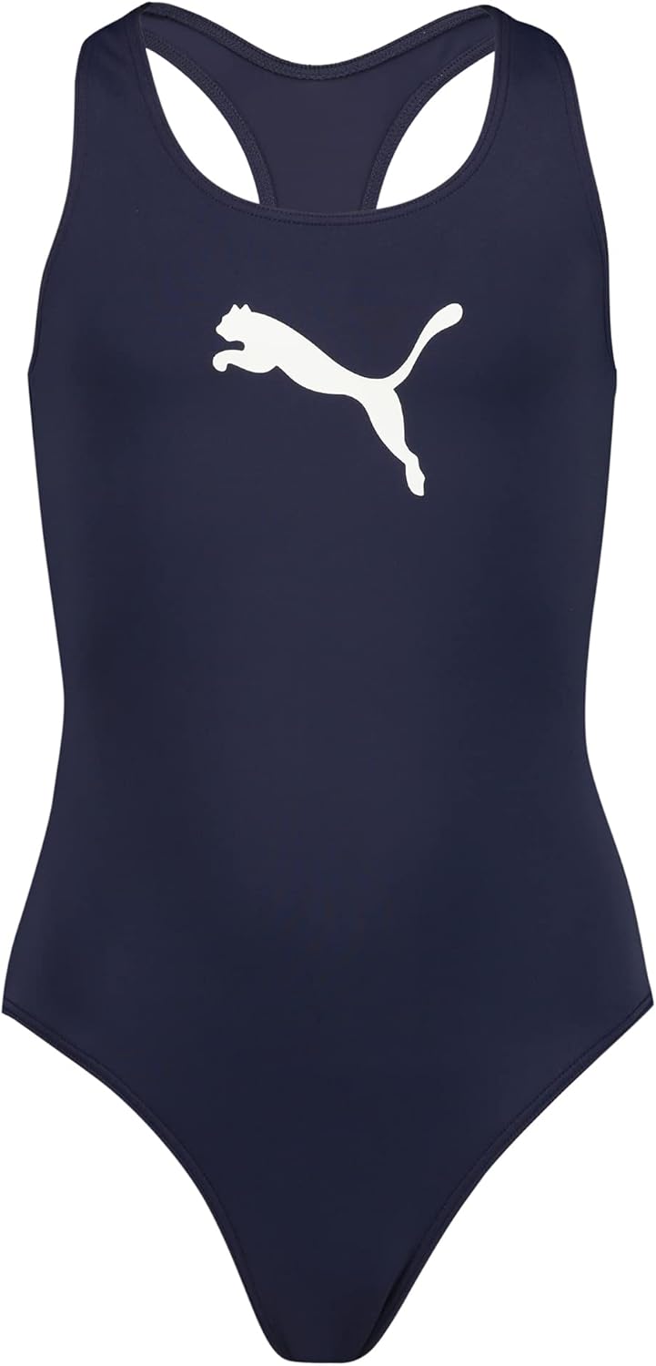 Girl's Racerback Swimsuit Bikini set - navy
