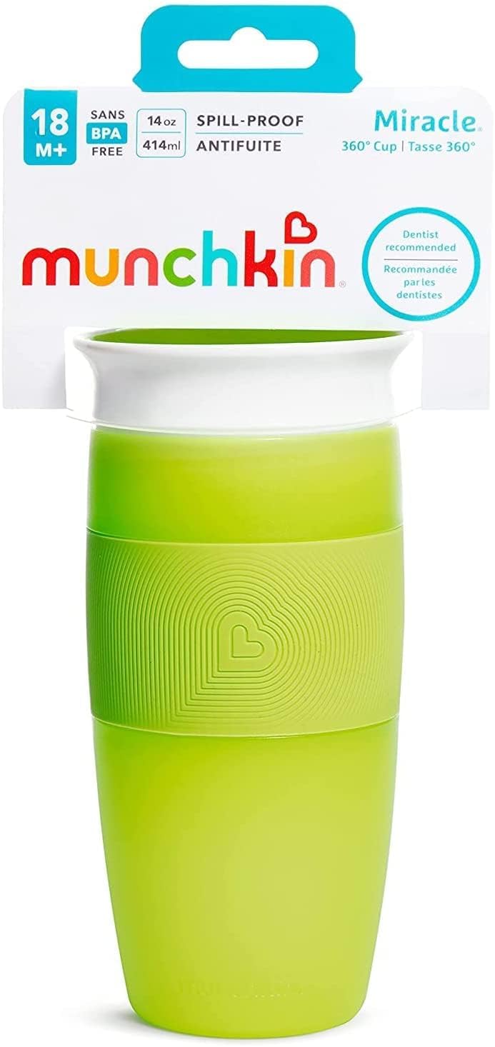 Munchkin 7oz Miracle® 360° Trainer Cup - 2pk (Blue/Green)