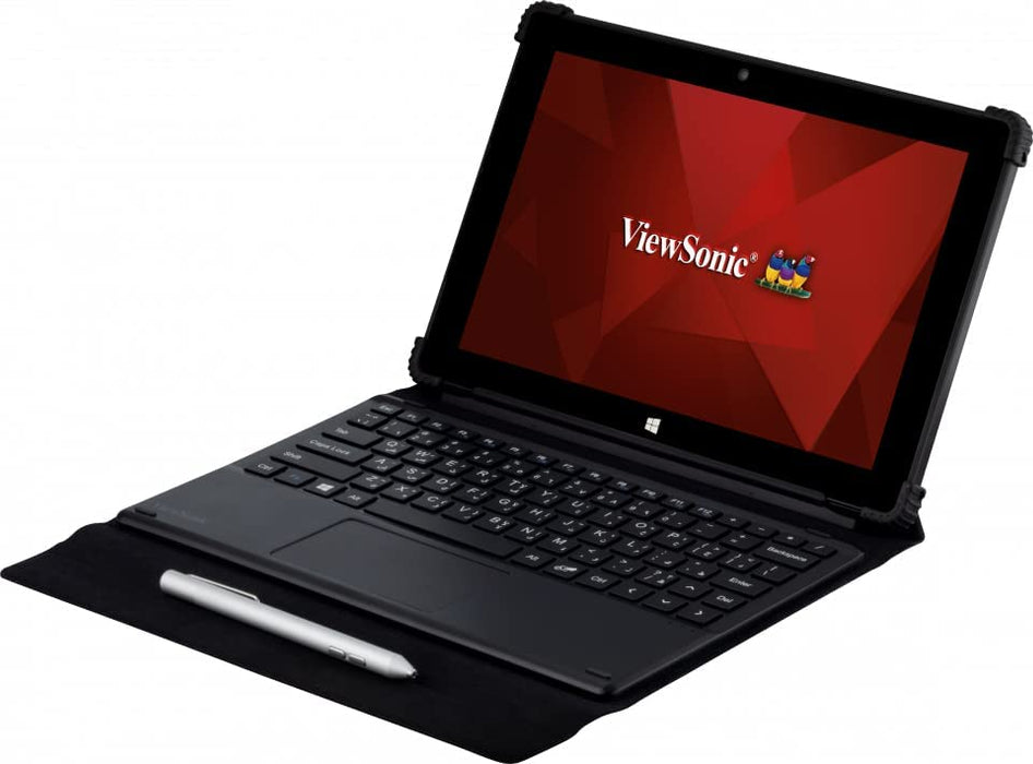 VIEWSONIC - TOUCHSCREENS <32IN ViewSonic PT1050, 2 in 1 Tablet PC. Intel 2.4 Ghz, Win10 Pro, HD Graphics. Keyboard and Pen Included, VS18171, Black