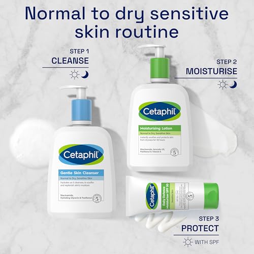 Cetaphil Gentle Skin Cleanser, Face & Body Wash for Dry to Normal, Sensitive Skin, Unscented, 236ml