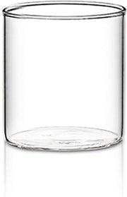 Borosil Vision Transparent Water Glass/Cold Drink Tumbler/ Beer Glass/Juice Glass Set of 6 Pcs (295 ML each) Flame Proof Glasses, Microwave & Dishwasher Safe