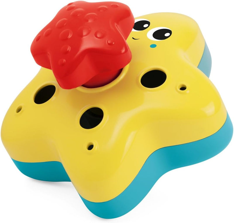 Chicco Spinning Starfish Floating Bath Toy for Kids Bath Spinner Floats in Water Entertaining Baby During Bathing, Lightweight and Easy to Grip 6-36 Months