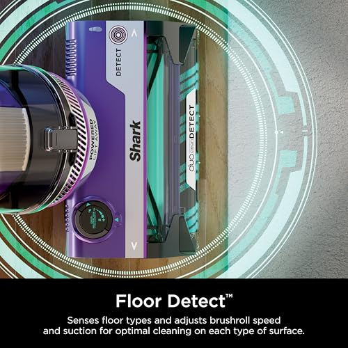 Shark POWERDETECT Upright Vacuum with DuoClean Technology, Powered Lift-Away, Self-Cleaning Brushroll for No Hair Wrap, Anti-Allergen Complete Seal, and Odor Neutralizer Technology, AZ4002