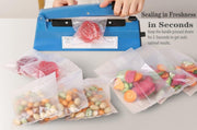Heat Sealer Manual Bags Sealer Heat Sealing Machine 8 Inch Impulse Sealer Machine for Plastic Bags PE PP Bags with Extra Replace Element Grip