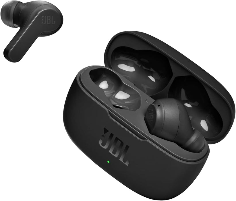 JBL (Refurbished) Wave200 Small True Wireless Earbud Headphones - Black