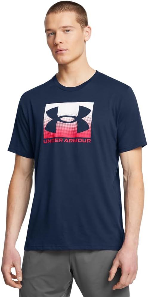 mens Ua M Boxed Sports Updated Ss T-shirt - Academy / / Red