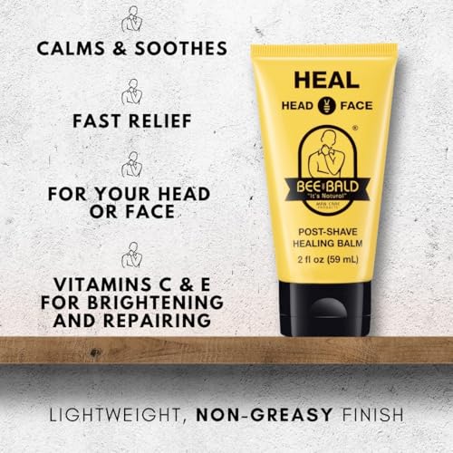 Bee Bald Heal Post-Shave Healing Balm, 2 fl. oz.