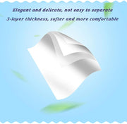 Car Tissue Refill, Disposable Facial Tissues, Disposable Face Towel, Pocket Tissue Travel Size Pack for Car or Purse, 12 Packets, 360 Sheets, Soft and Comfortable
