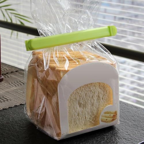 20PCS Sturdy Food Bag Clips for Food Storage Bags in 5 Sizes & 5 Colours - Food Clips for Keeping Food Fresh, Bag Clips for Food Storage and Sandwich Bags, Food Clips Bag Sealing Clips